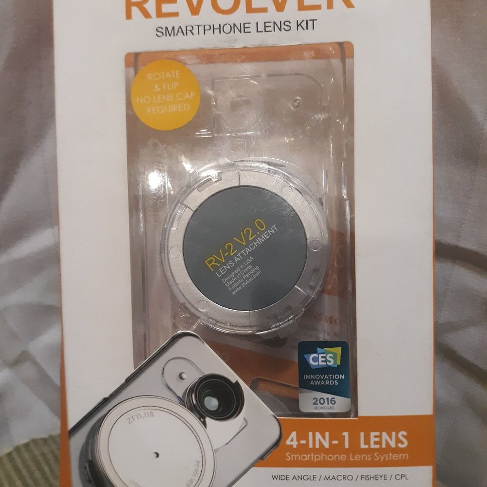 ( Listing # 29 ) NEW-4 -IN-1 -REVOLVER  LENS DESIGN  ( SMARTPHONE )